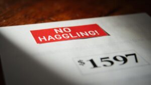 no haggling guaranteed