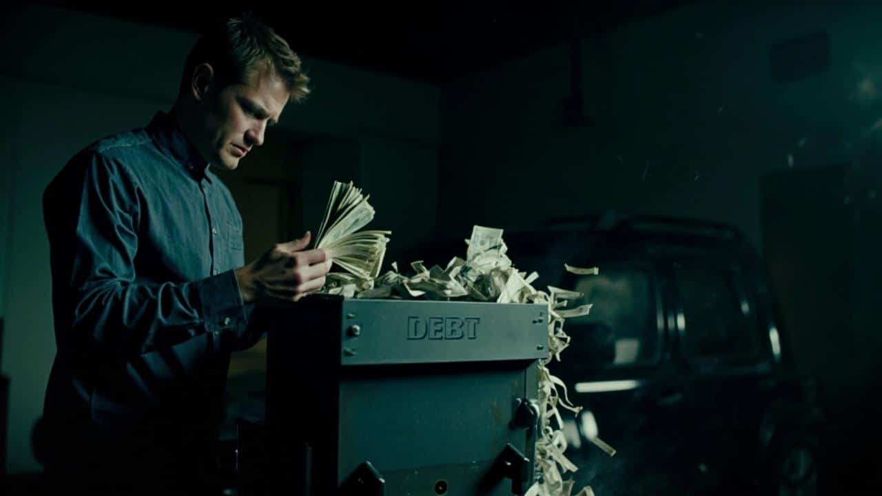 Image depicts someone selling a car. Considering a Sell Car to Pay Debt solution